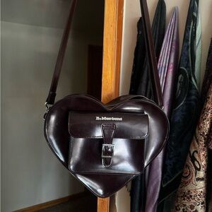 Dr. Martens Heart-Shaped Onyx Red Bag